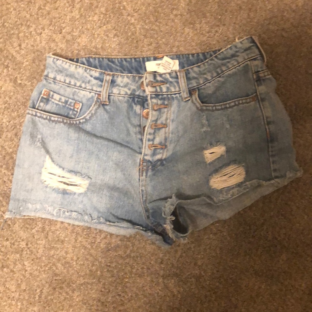 high waisted Denim shorts